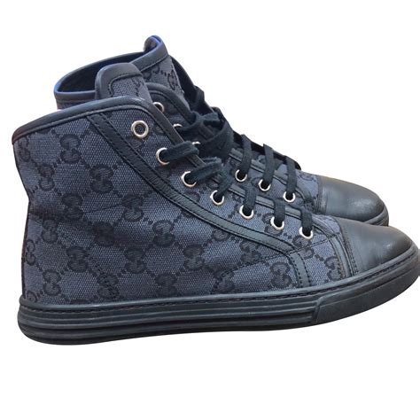 black gucci trainers womens|black gucci sneakers for men.